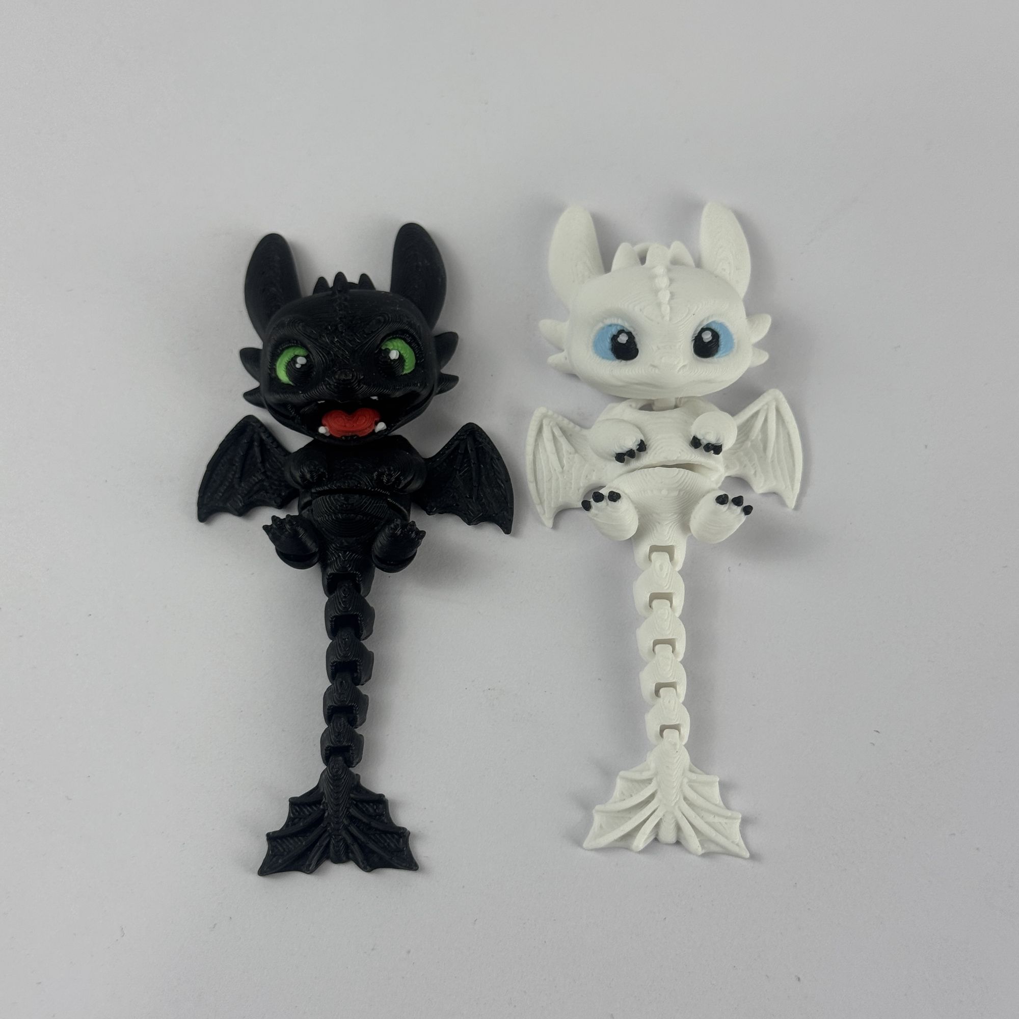 Cosplay Prop 3D Print - Colgante de Dragón Articulado Impreso en