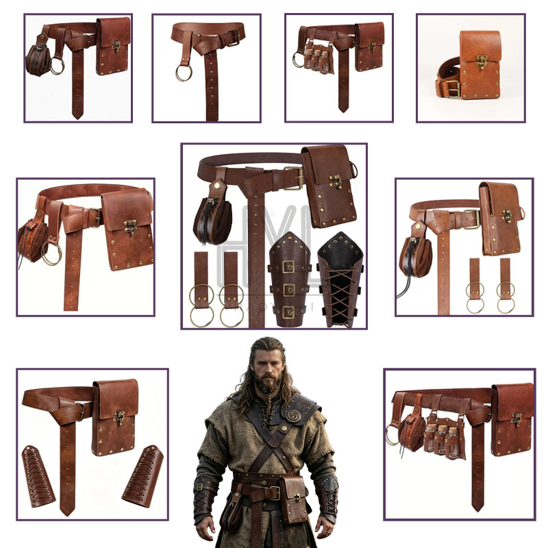 Cosplay Prop - Conjunto de Accesorios Medievales Vikingos, Accesorios