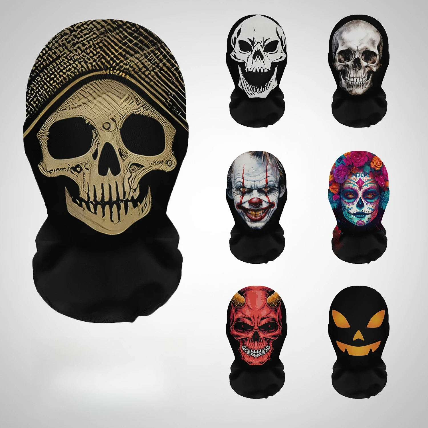Cosplay Prop Pattern - Máscaras de Terror de Halloween con