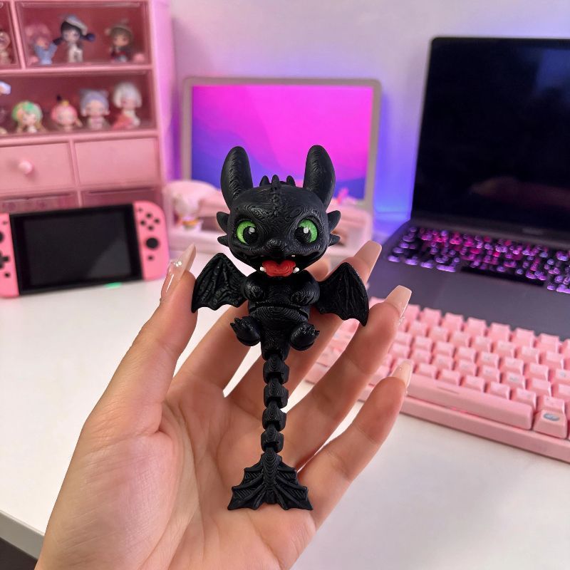 Colgante de Dragón Articulado  - Cosplay Prop 3D Print reseña y precio