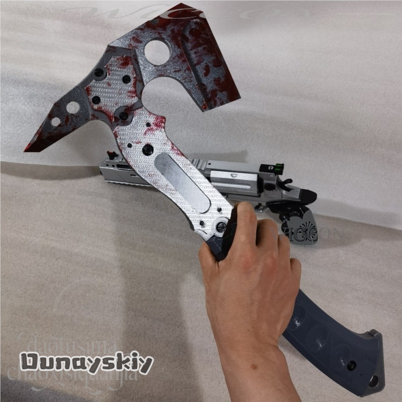 Hacha Táctica Falsa de Alta Ca - Cosplay Prop Pattern reseña y precio