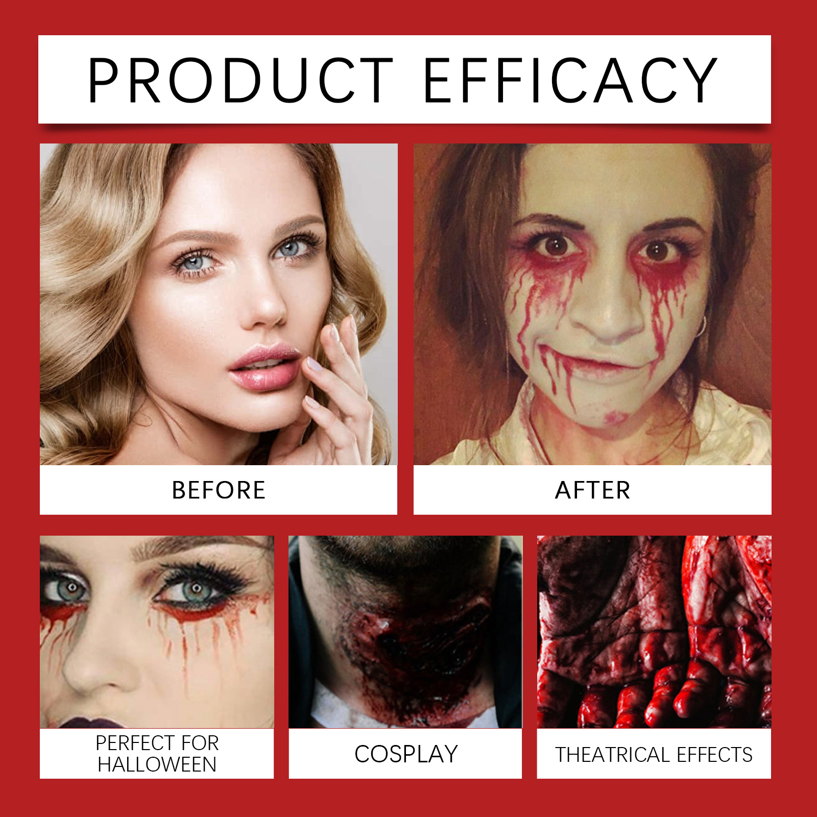Kit profesional de gel de sang - Body Paint Sfx reseña y precio