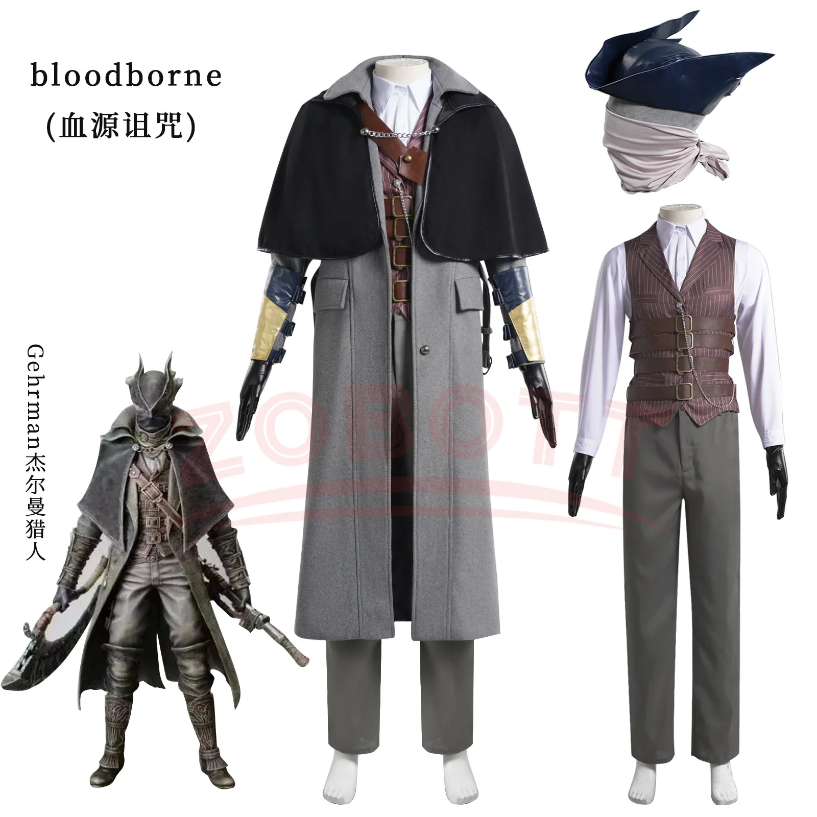 Juego de Anime Bloodborne Gehr - Bloodborne Cosplay Prop reseña y precio
