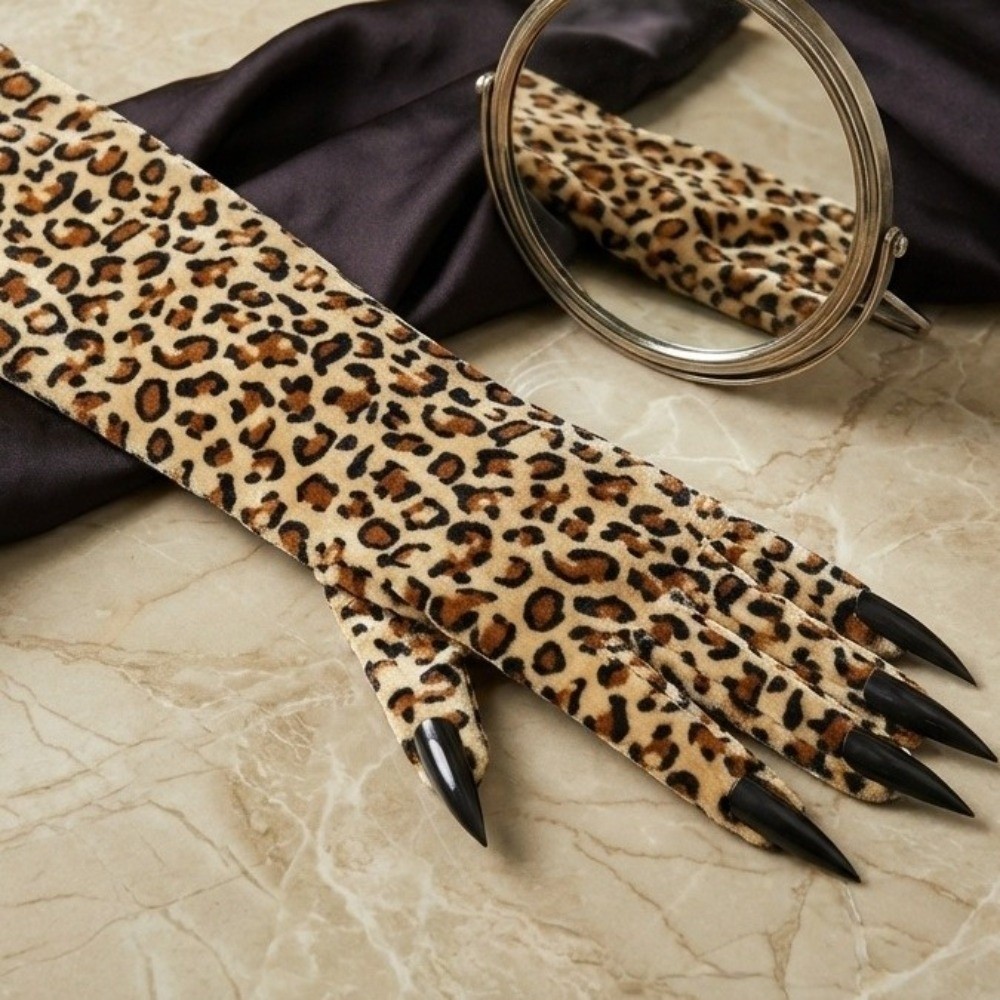 Guantes de manga larga con est - Cosplay Prop Pattern reseña y precio